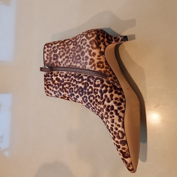 JCREW leopard  kitten heel boot sz 8 - Picture 3 of 11